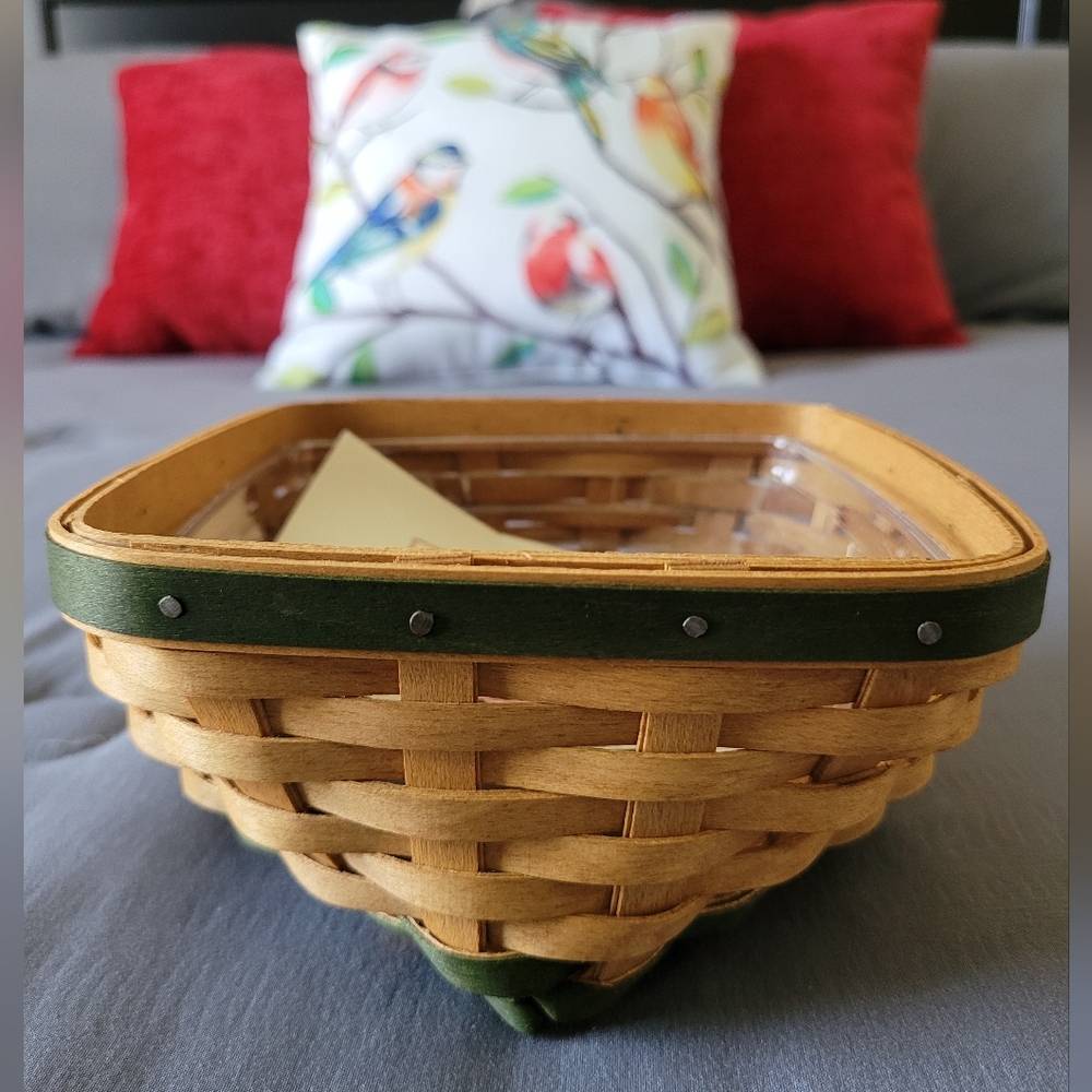 Longaberger 2006 Lucky Twist Basket and Protector - NEW